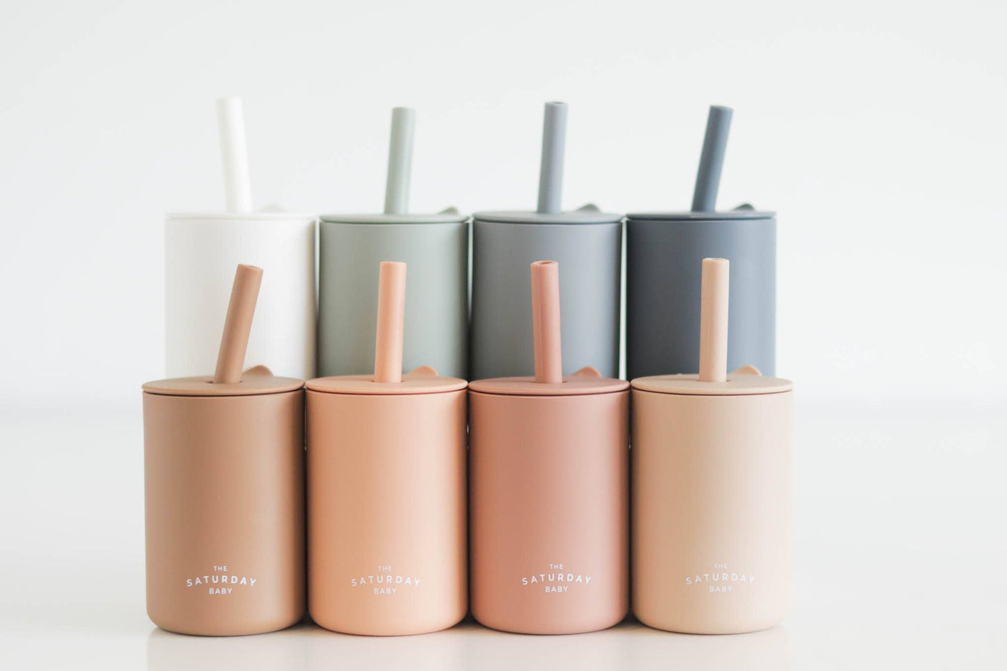 The Saturday Baby Silicone Straw Cup (baby)