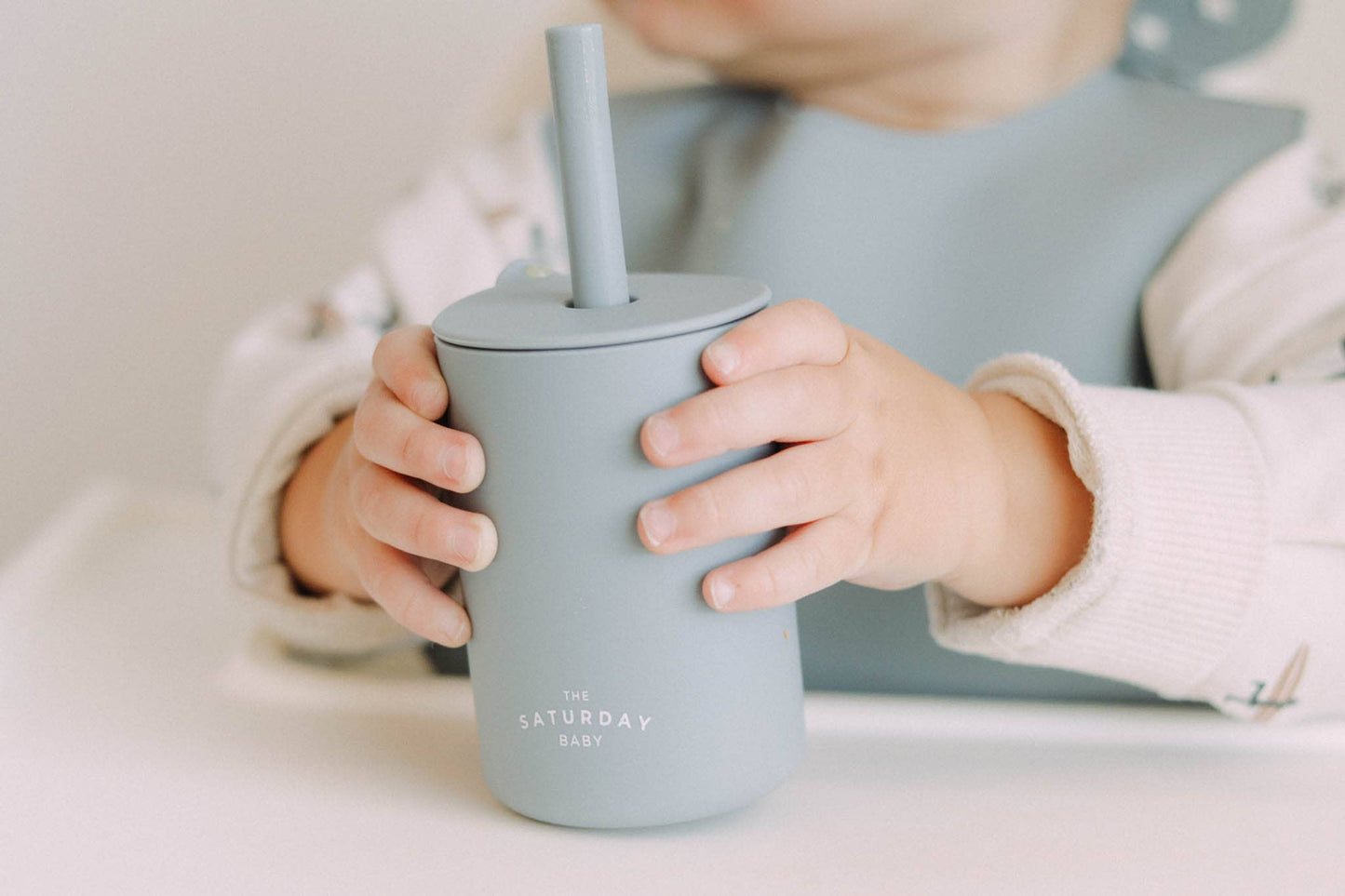 The Saturday Baby Silicone Straw Cup (baby)
