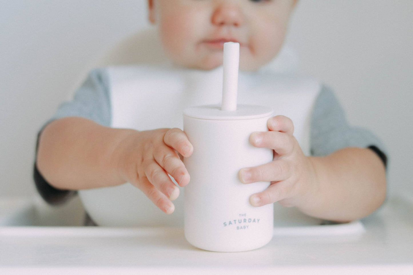 The Saturday Baby Silicone Straw Cup (baby)