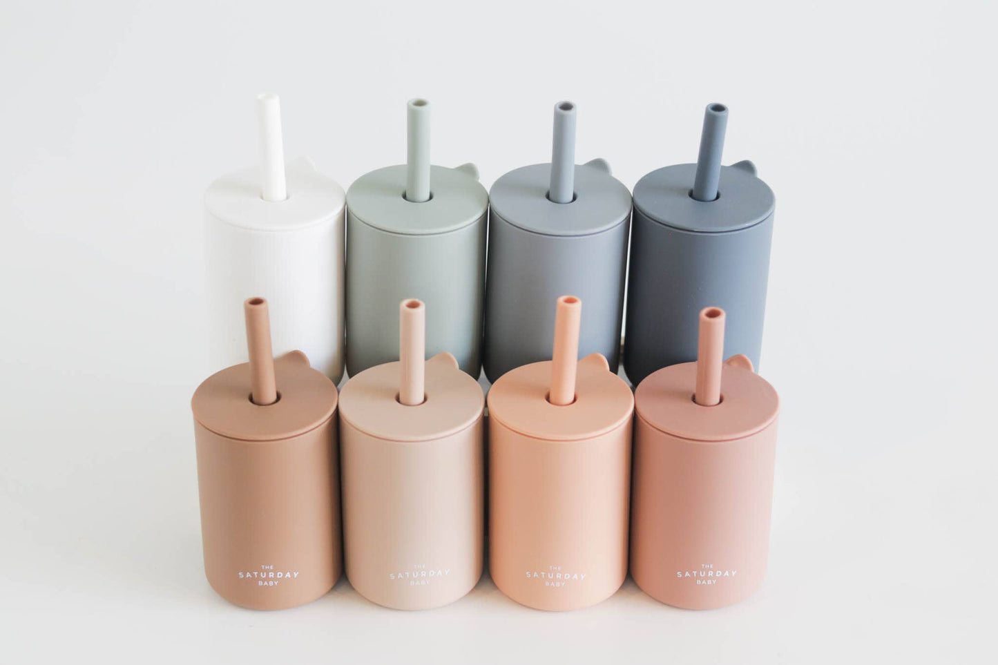 The Saturday Baby Silicone Straw Cup (baby)