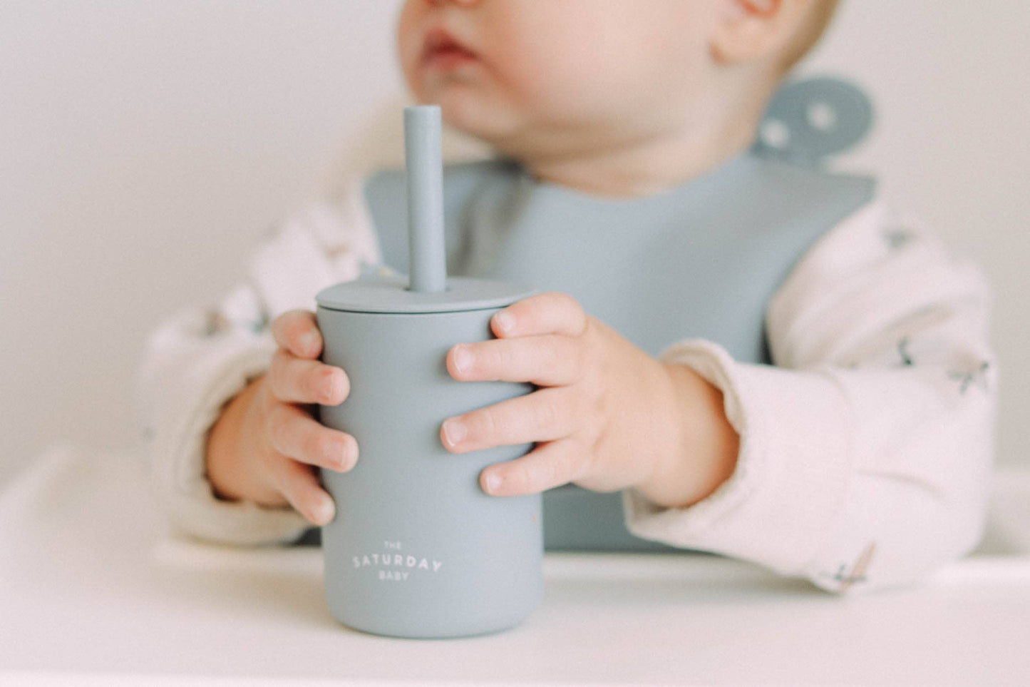 The Saturday Baby Silicone Straw Cup (baby)