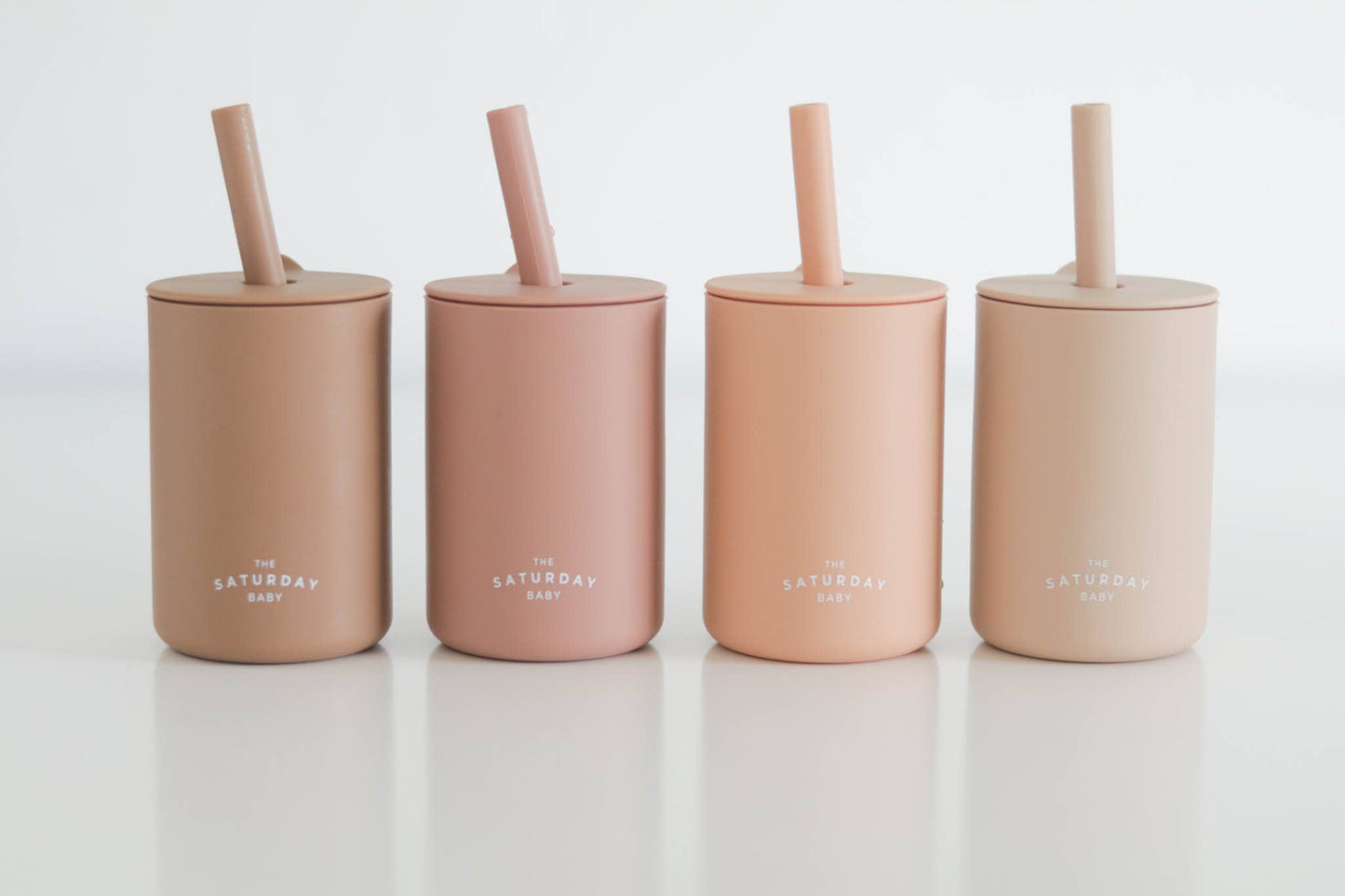 The Saturday Baby Silicone Straw Cup (baby)