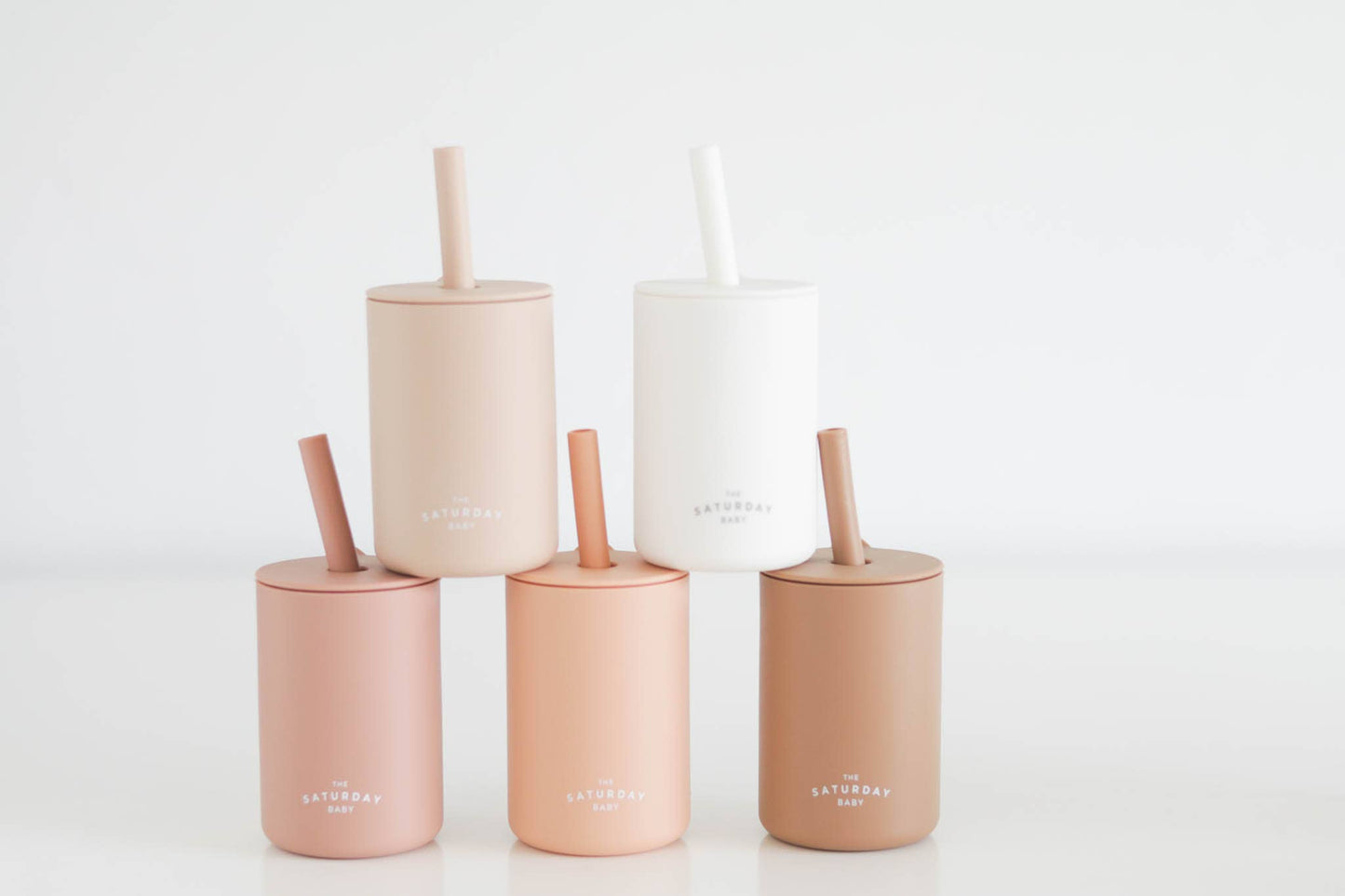 The Saturday Baby Silicone Straw Cup (baby)