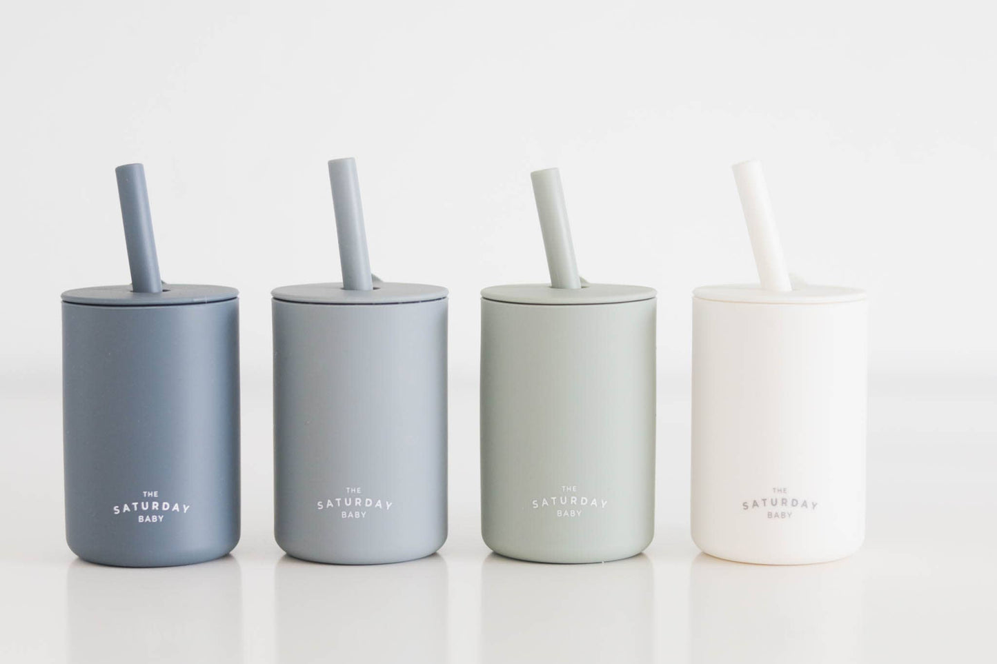 The Saturday Baby Silicone Straw Cup (baby)