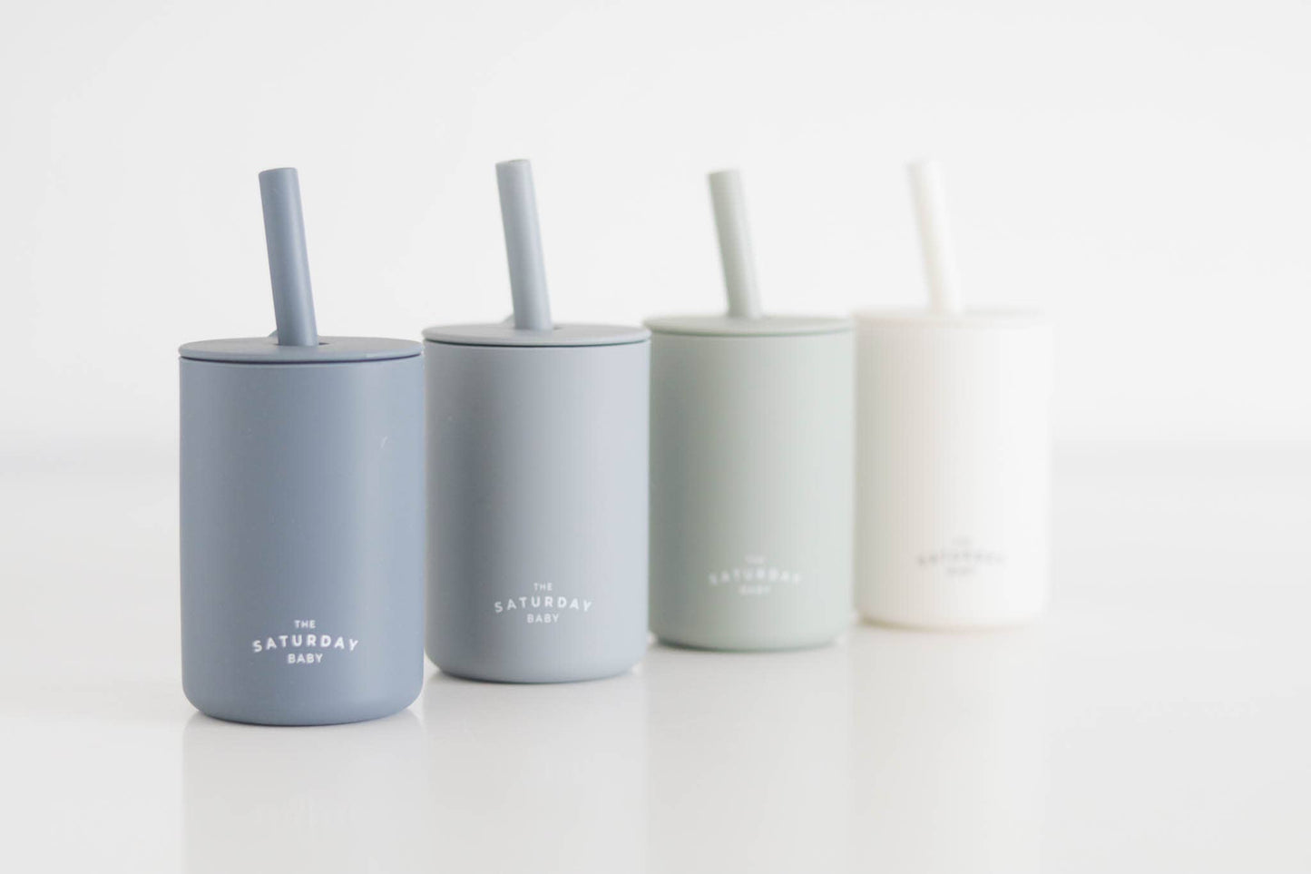 The Saturday Baby Silicone Straw Cup (baby)