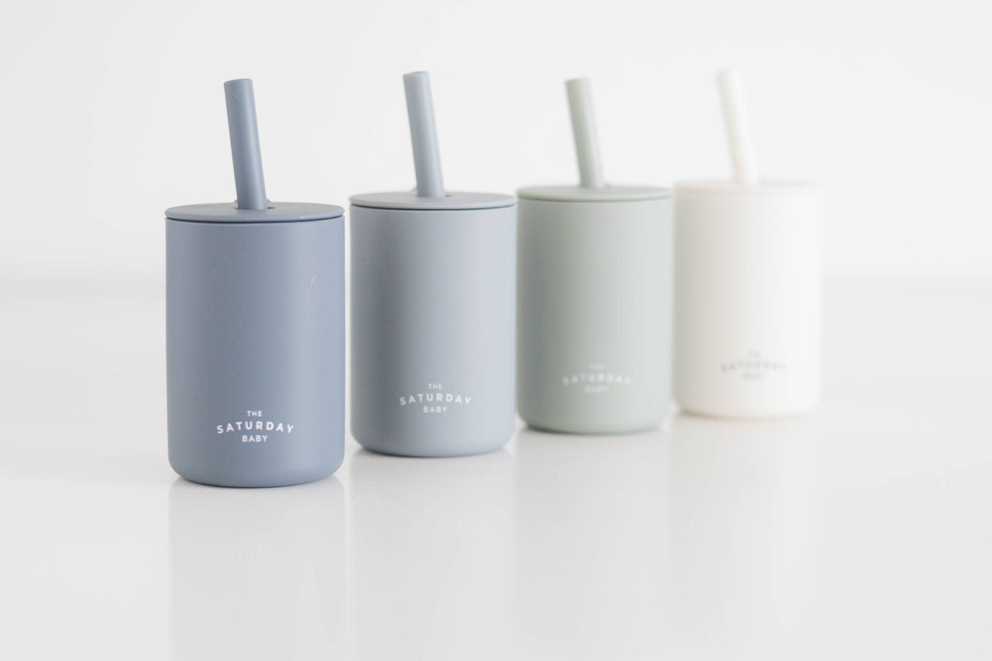 The Saturday Baby Silicone Straw Cup (baby)