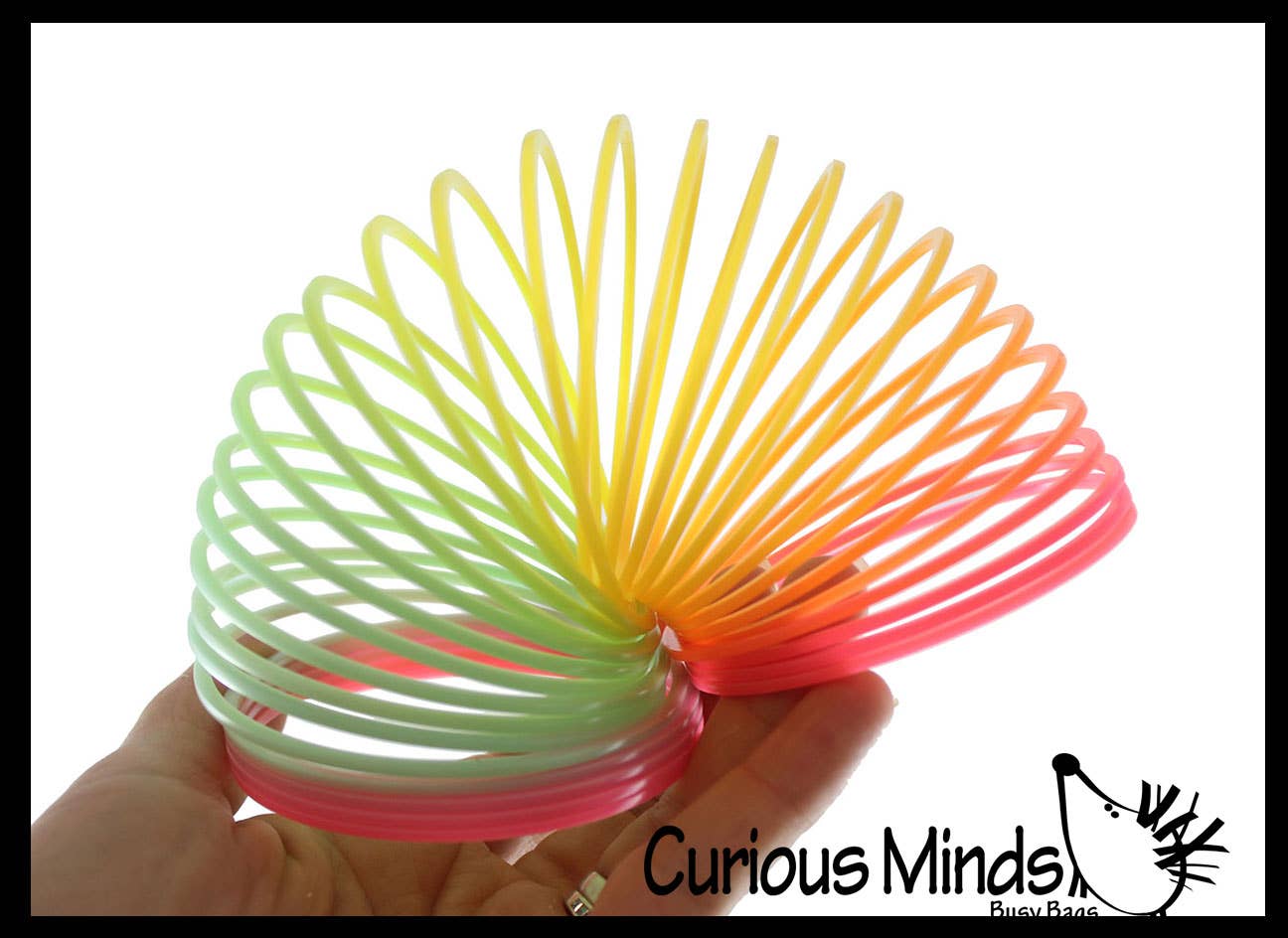 1 Rainbow Magic Spring Coil Toy - 2.2" Size - Sensory Fidget