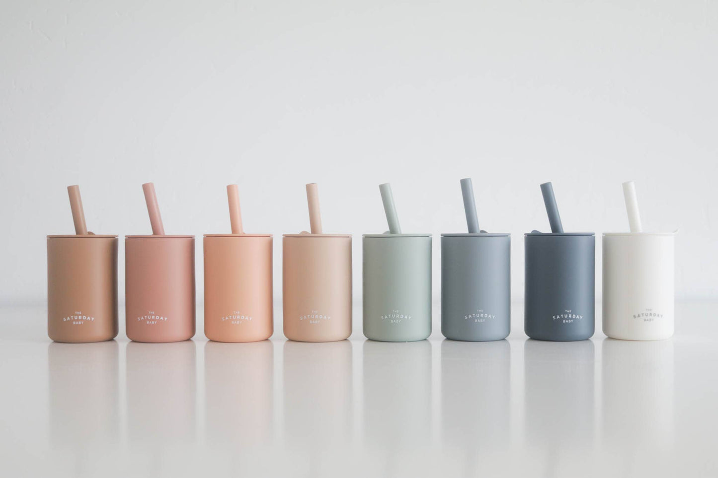 The Saturday Baby Silicone Straw Cup (baby)