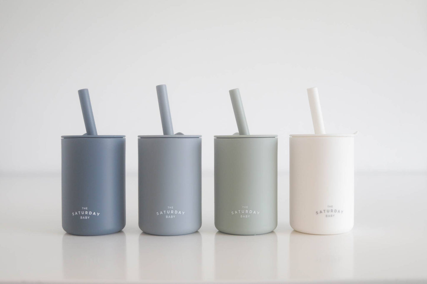 The Saturday Baby Silicone Straw Cup (baby)