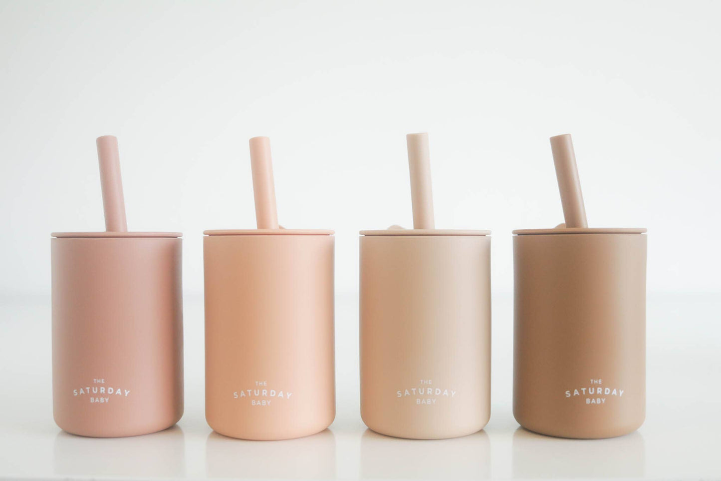 The Saturday Baby Silicone Straw Cup (baby)